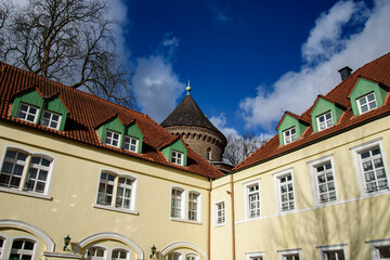 Old atmospheric building in a German town