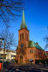 Old atmospheric building in a German town