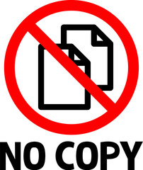 コピー禁止のマーク © logistock
