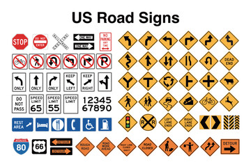 アメリカの交通標識