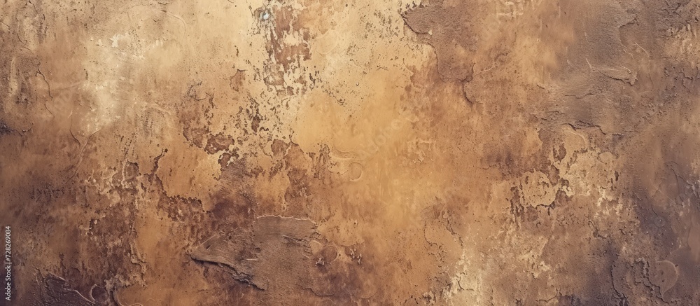 Poster brown concrete texture background with a rich and distinctive brown concrete texture, creating an al