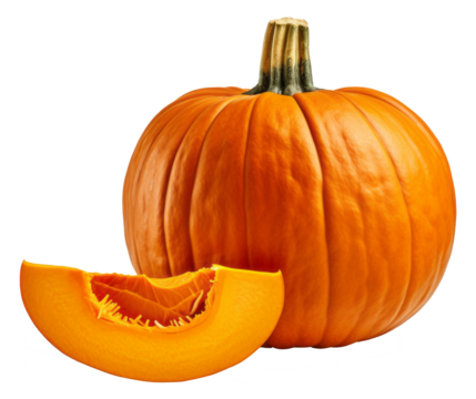 pumpkin isolated on white background