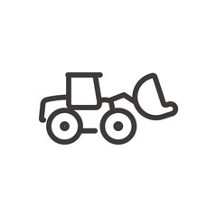 ショベルカーのアイコン