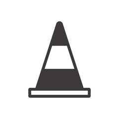 カラーコーンのアイコン