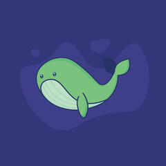 illustration of a whale