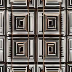 An exploration of symmetry with intricate patterns and rhythmic repetition, creating harmony and visual order1