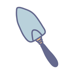 trowel isolated on white background