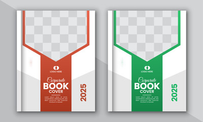 Modern Vector abstract book cover design template. - obrazy, fototapety, plakaty