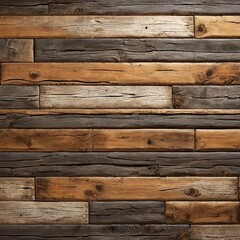 Texture of Reclaimed Wood Wall Paneling Design