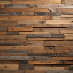 Reclaimed Wood Wall Paneling Texture Illustration