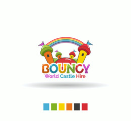 Bouncy Castle hire logo design