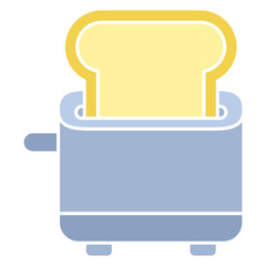 illustration of bread toaster