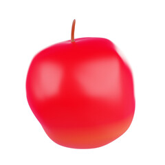 Apple 3D Icon Illustration 