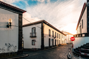 The historic town of Vila Franca do Campo. Sao Miguel Island, Azores.