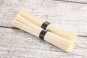 Asian cuisine - raw udon noodle