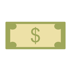 Paper money icon design vector template