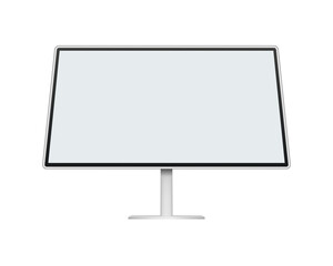 Large format urban banner for advertising media, street advertising light display mockup. Blank billboard, outdoor advertising banner for poster advertising design.