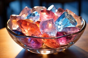 Kaleidoscope of Gemstones: A Dazzling Array Inside Crystal Elegance Generative AI