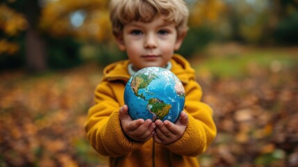 Fototapeta premium Tackling pollution, saving the planet: a call to action for a sustainable future, fostering awareness and global initiatives for environmental preservation and eco-conscious living.