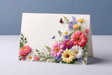 Flowers and thank you cards on important days send gifts as a thank you.