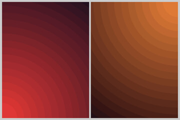 abstract circle sunny gradient vector background