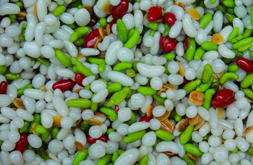 Mouth freshener close-up view 