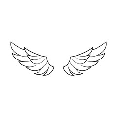 eagle wings vector	