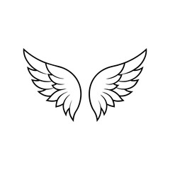 eagle wings vector	