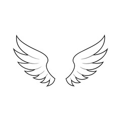 eagle wings vector	