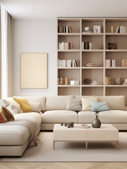 modern flats and apartments in the style of soft, muted color palette, minimalist imagery