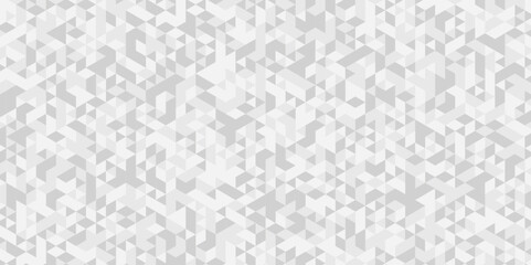 Seamless geometric pattern square shapes low polygon backdrop background. Abstract geometric wall tile and metal cube background triangle wallpaper. Gray and white polygonal background.