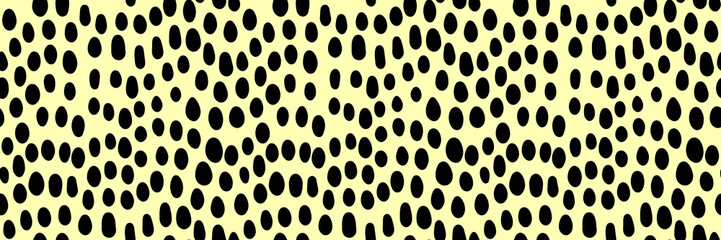 Small dash pattern. Seamless minimal dash pattern, small elements on yellow background.