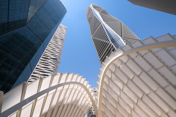 King Abdullah Financial District, in the capital, Riyadh,  Riyadh, Saudi Arabia.
