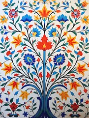 Middle Eastern Mosaic Patterns: Arabian Island Artwork Inspiration