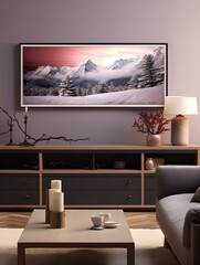 Scandinavian Winter Designs: Stunning Wall Art with Winter Panoramas