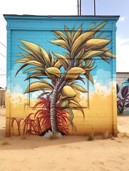 Oasis Street Vibes: Desert Graffiti Unveiling an Urban Art Landscape