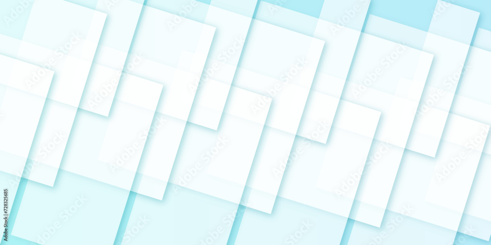 Poster abstract white gradient minimal background. abstract background with squares pattern shape. modern b