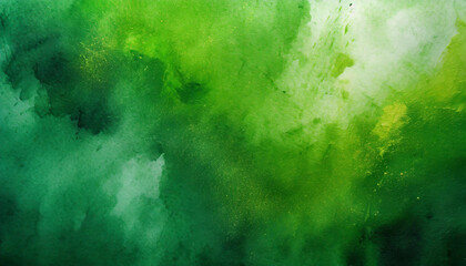 Abstract art green paint background with liquid fluid grunge texture.