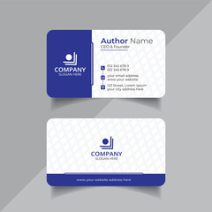 Vector business card design or abstract visiting card
