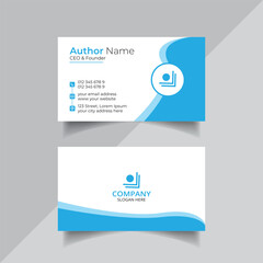 Vector business card design or abstract visiting card