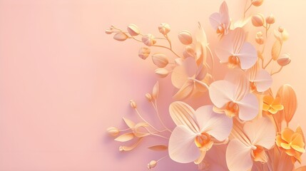 Naklejka premium flowers on a branch