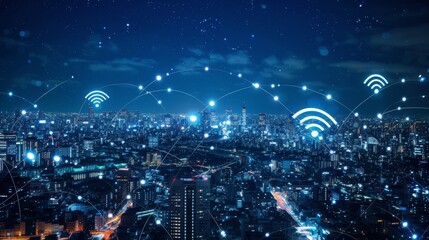 Connected Realms: Wireless Signs in a Digital Landscape