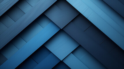 Blue Geometric Wooden Planks: Modern Aesthetic Background