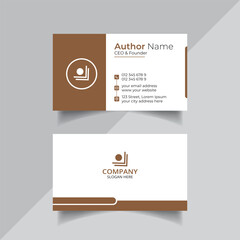 Fototapeta na wymiar Vector business card design or abstract visiting card