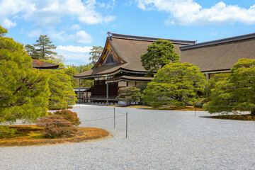 Kyoto Imperial Palace with Gonaitei garden in Kyoto, Japan
