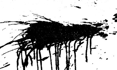 black ink splat vector illustration, black ink stains on white background vector, black ink splatter on white background, grunge brush strokes vector illustration, a black and white drawing of a paint