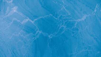 Arial View of a frozen Fjord in the North or Norway