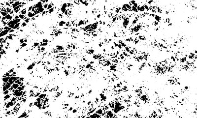 Obraz premium Grunge detailed black abstract texture. Vector background