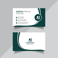 Vector business card design or abstract visiting card