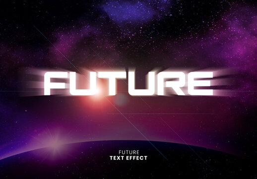 Futuristic Text Effect